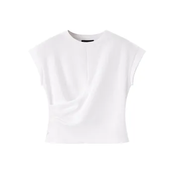PEACEBIRD Flutter Sleeve T Shirt Women's
