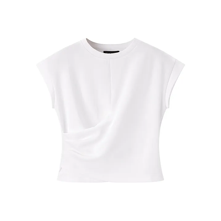 PEACEBIRD Flutter Sleeve T Shirt Women's-0
