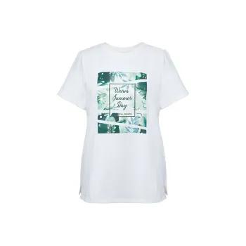 MSSHE T Shirt Women's Pure White