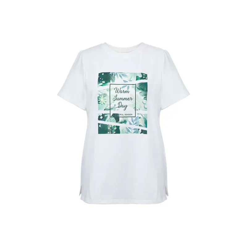MSSHE T Shirt Women's Pure White-0