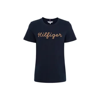 Tommy Hilfiger T-Shirts Women's Navy Blue DW5