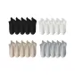 5 Black, 5 White, 5 Khaki, 5 Light Gray