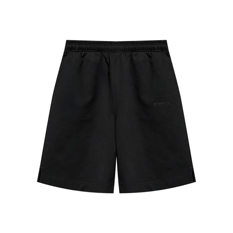 Vetements Embroidered Logo Shorts-0