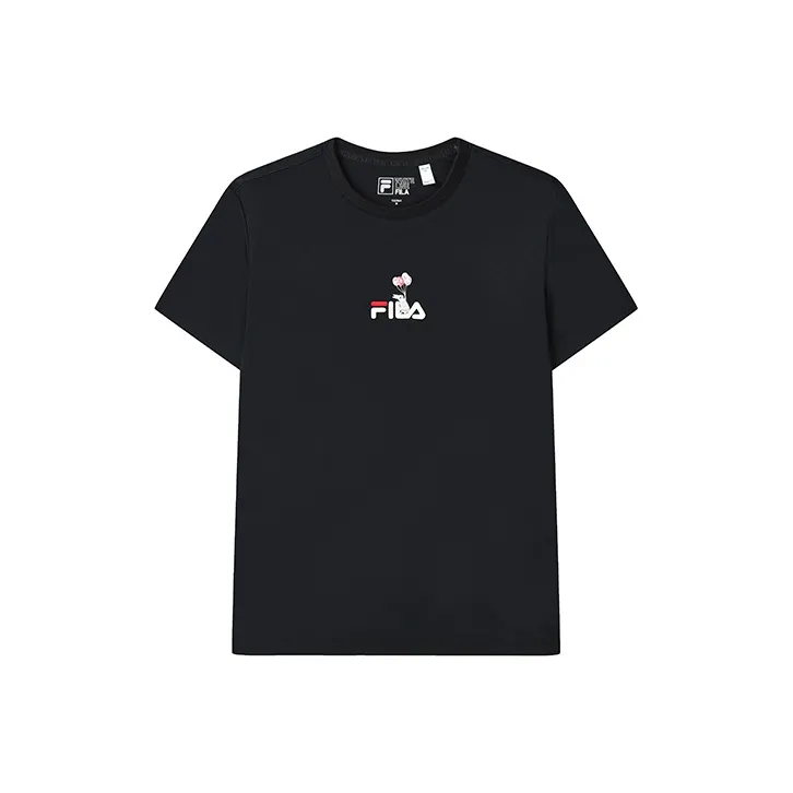 FILA T Shirts Women's Jet Black-0