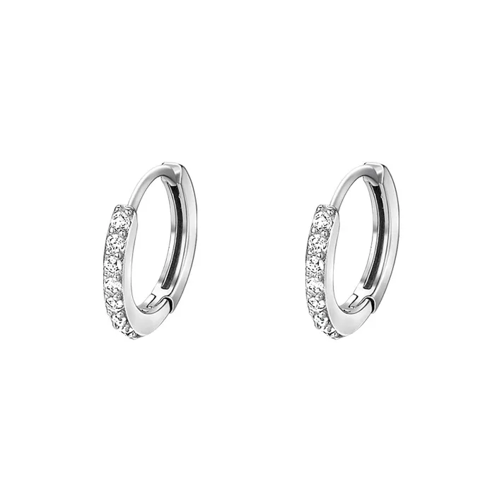 SHK Sterling Silver Earrings Unisex-3
