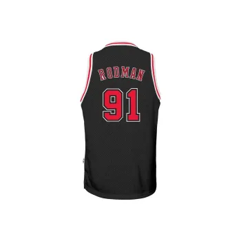 NBA Chicago Bulls Dennis Rodman Basketball Jerseys Unisex Black