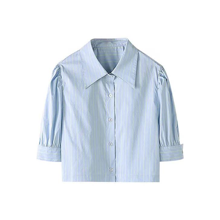 MITUAN Shirts Women's Blue-0