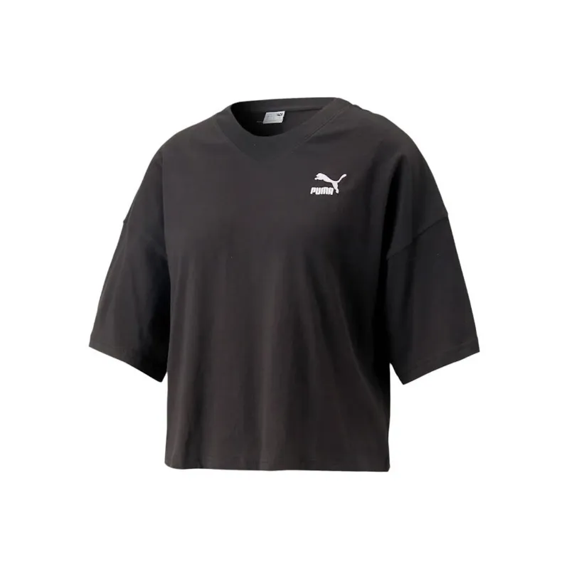 PUMA T Shirts Women's Taupe-0