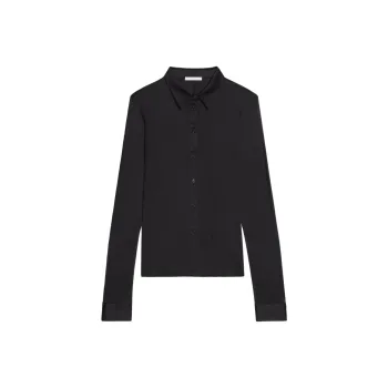 Helmut Lang Classic collar Jersey Shirt