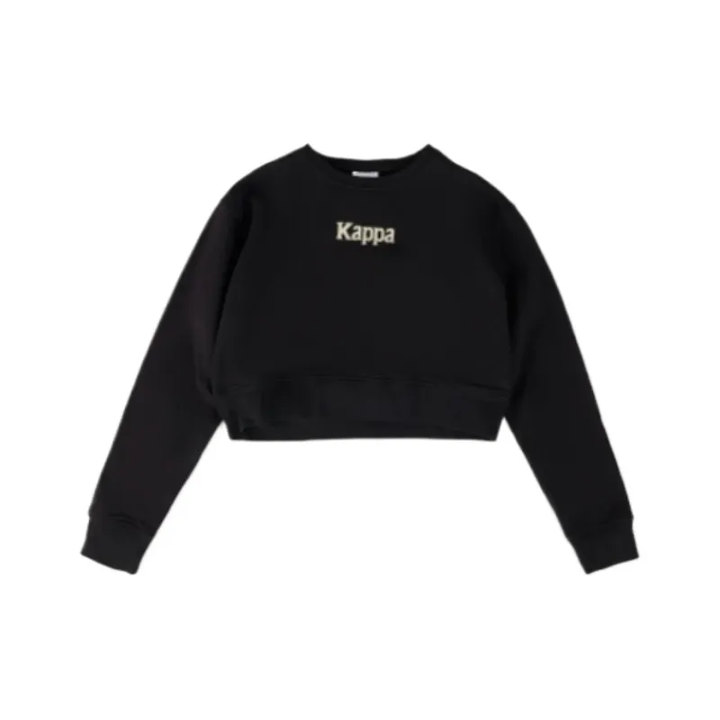 Kappa Authentic Ambilobe 2 Pullover Sweatshirt Women's Black-0
