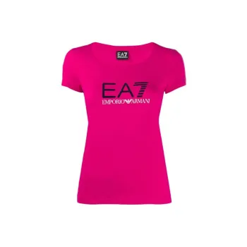 EMPORIO ARMANI Logo print Cotton T shirt