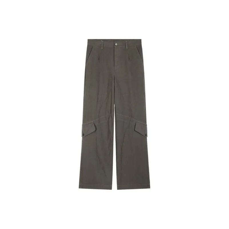 DRIES VAN NOTEN Straight Leg Trousers-0