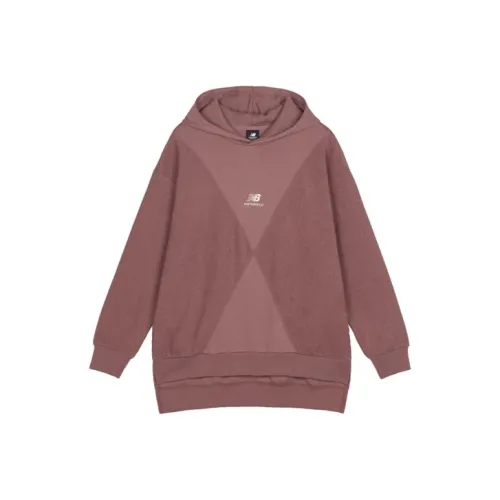 New Balance Sweatshirts Women's Cameo Brown