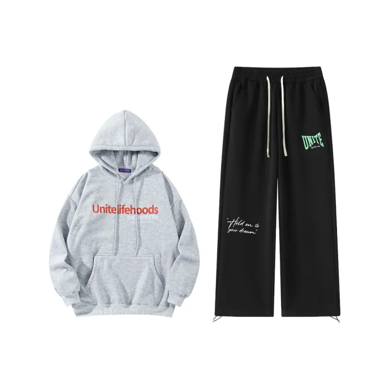 Unite Life HOODS Sweatshirt Set Unisex-4