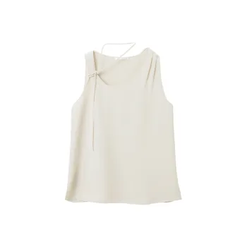 OVV T Shirts Women's Beige Apricot Solid Color 06
