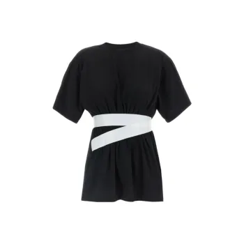 MM6 Maison Margiela Tape embellished T shirt