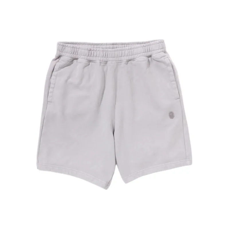 Bape Garment Dye One Point Relaxed Fit Sweat Shorts-2