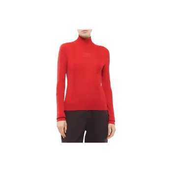CHANEL 24N Neige Skiing Collection Sweater Women's Red