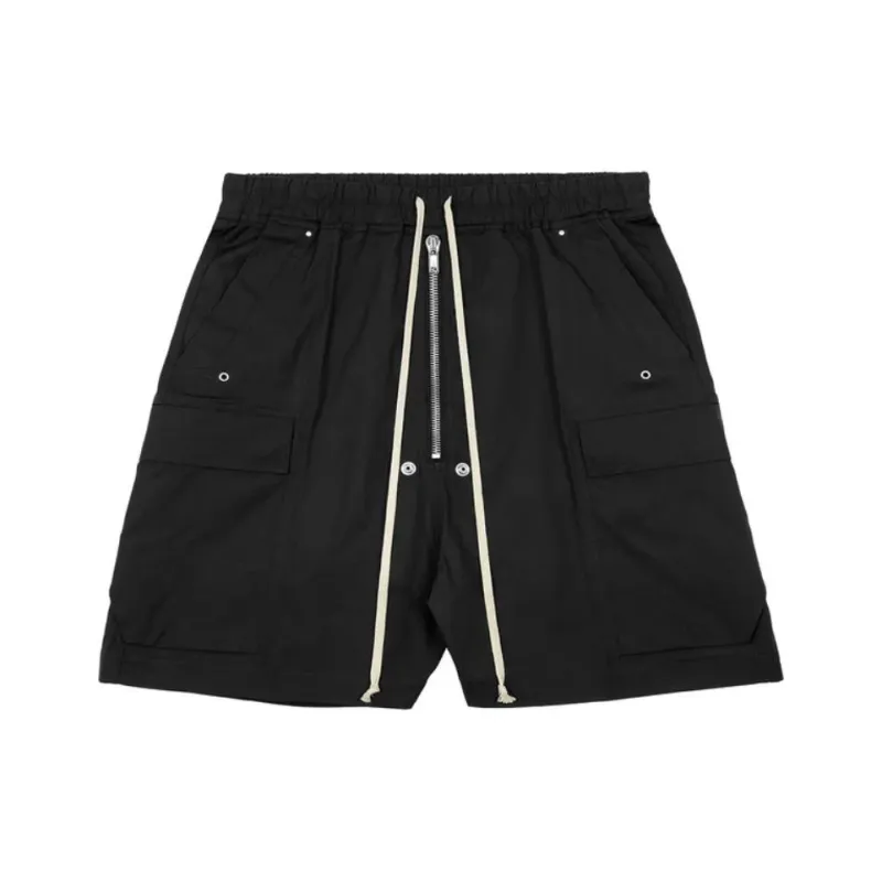 RICK OWENS Heavy Cotton Cargobela Shorts-0