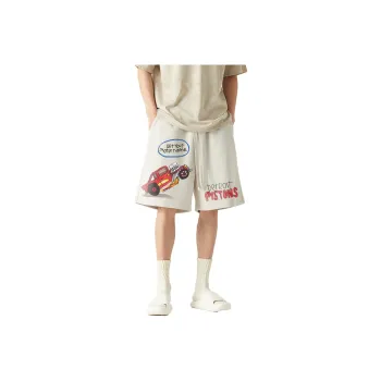 AFTER SCHOOL SPECIAL Casual Shorts Unisex Apricot