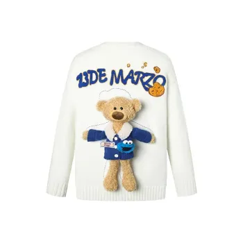 13 DEMARZO x Sesame Street Knitwear Unisex White