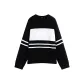 Black/Ivory White