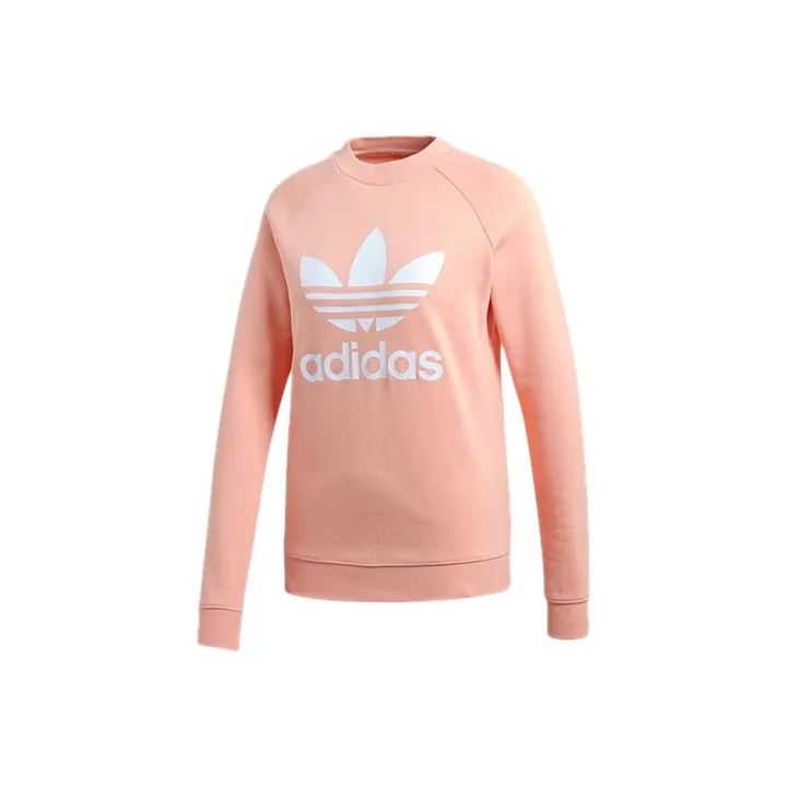 Adidas Originals Sweatshirt Women's Gray Pink-0