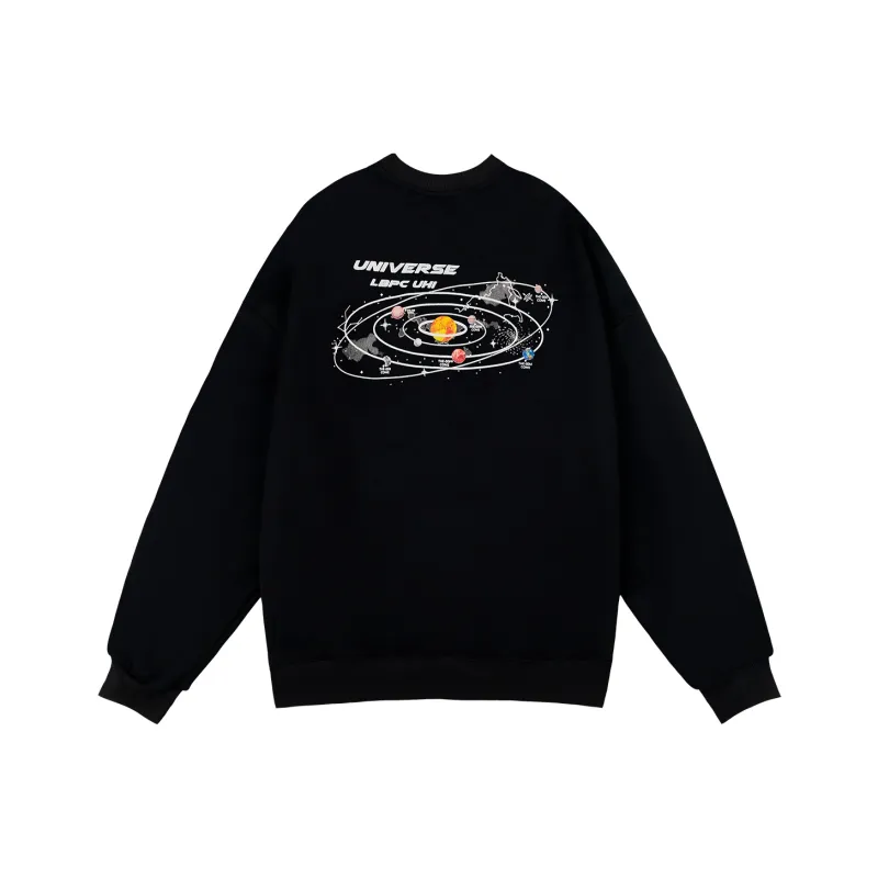 LBPC Crew Neck Loose Fit Regular Sweatshirt Unisex-0