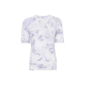 OFF WHITE Fresco print T shirt