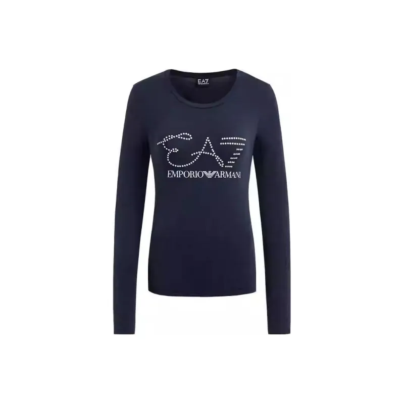 EMPORIO ARMANI Logo foil T shirt-0