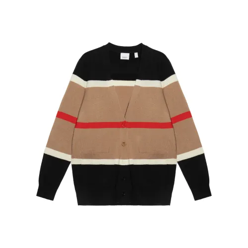 Burberry Striped Buttoned Cardigan