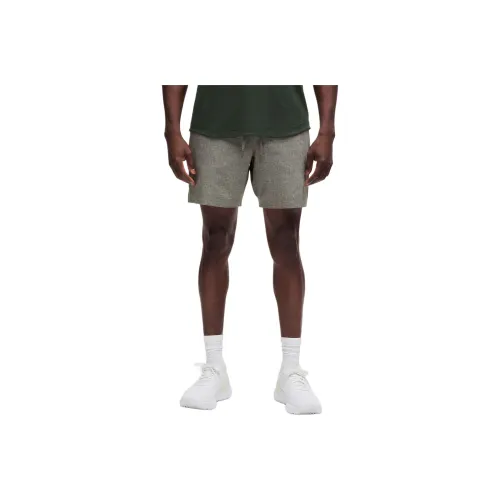 Lululemon Zeroed InSwift Casual Shorts 7' Men's Diamond Textured Print Army Green Multicolor