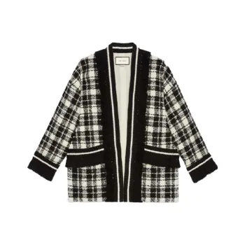 GUCCI Tweed Long sleeve Coatigan
