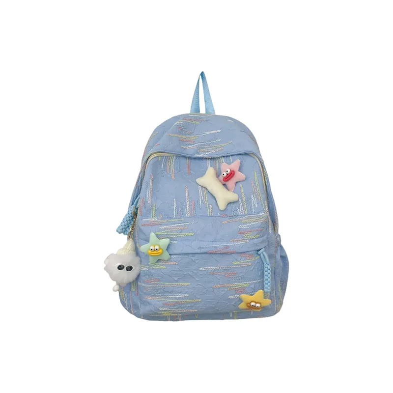 Single Warehouse Nylon Backpack Regular Women's Multicolor-12