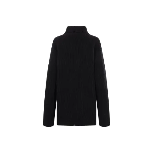 Ann Demeulemeester High Neck Long Sleeved Sweater