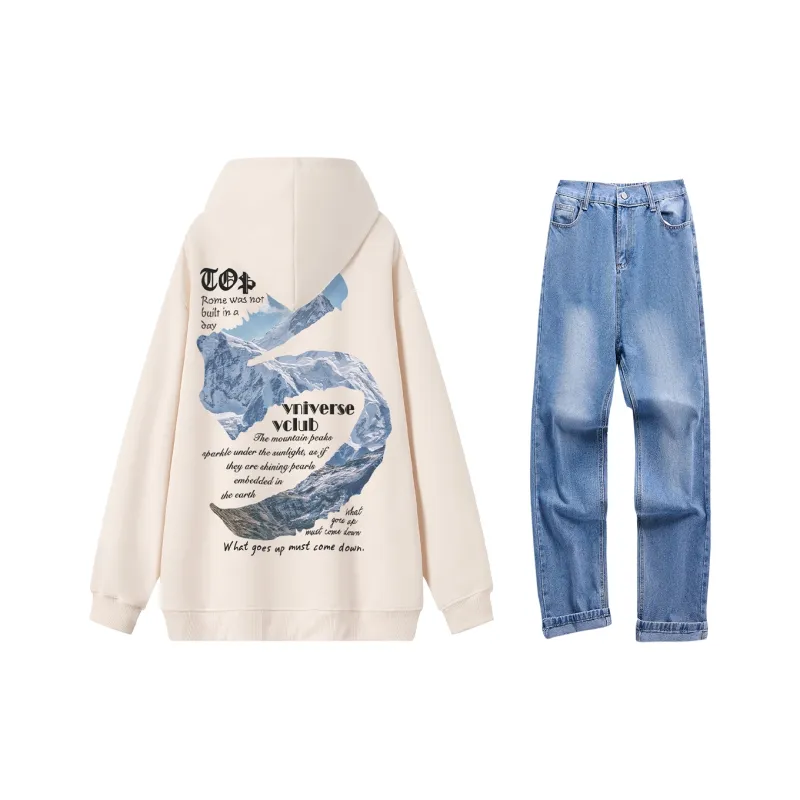 VniVerseVClub Sweatshirt Set Unisex-18