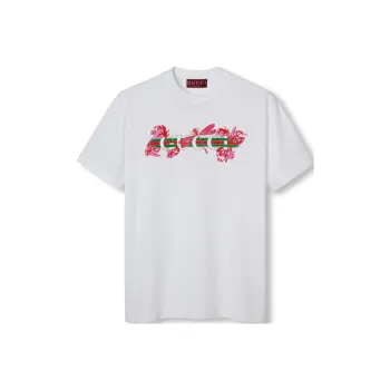 GUCCI Web Printed T Shirt