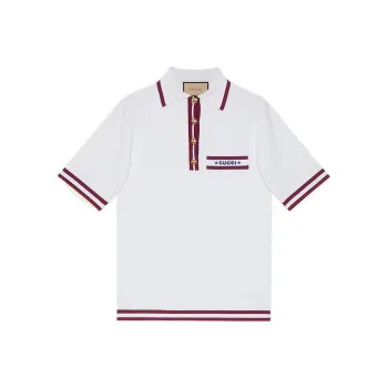 GUCCI GUCCI Love Parade SS22 Polo Shirt Women's White