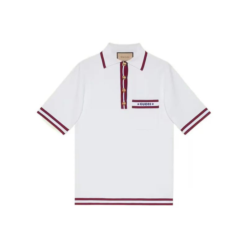GUCCI GUCCI Love Parade SS22 Polo Shirt Women's White-0