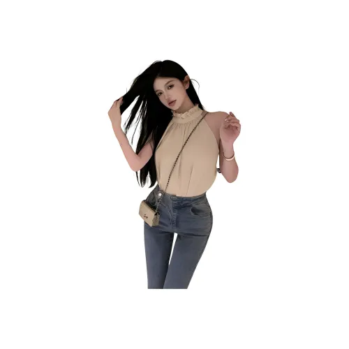 Mochahome T Shirt Women's Beige Apricot