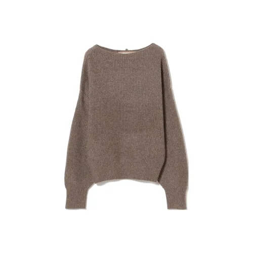 Beams FW24 ROOM NO.8 Sweater Women's Light Brown