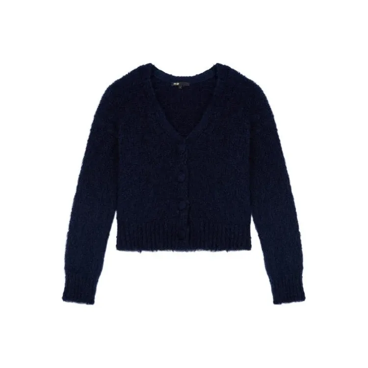Maje Knitwear Women's Blue Black-0