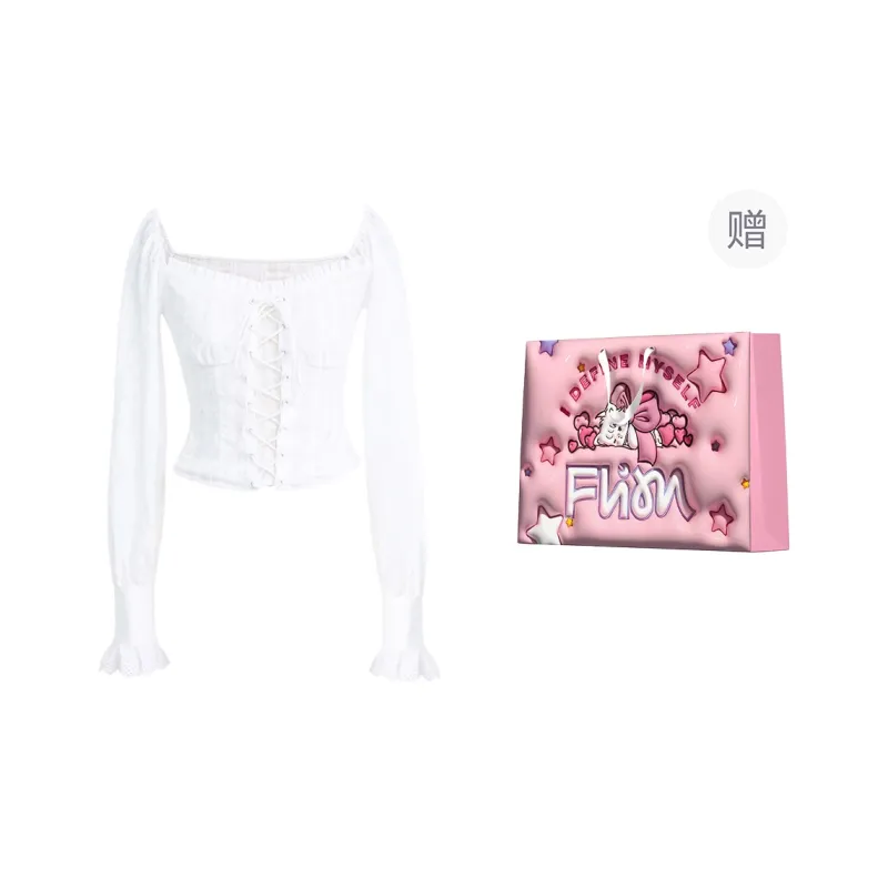 FLIM Lantern Sleeve T Shirt Women's-6
