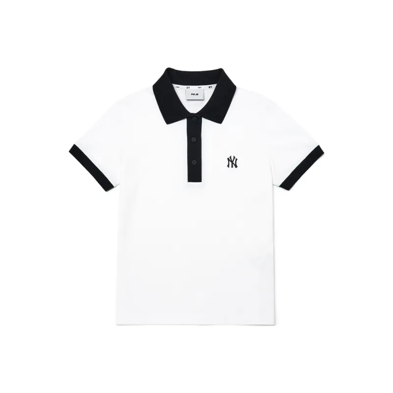 MLB New York Yankees Polo Shirts Women's White-0