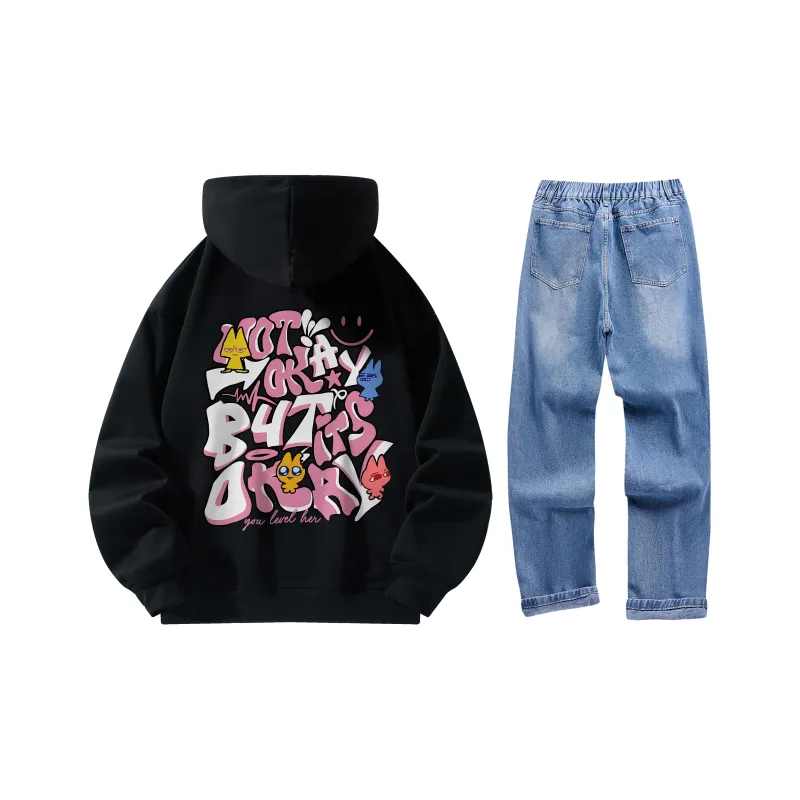 LEVEL Sweatshirt Sets Unisex-20