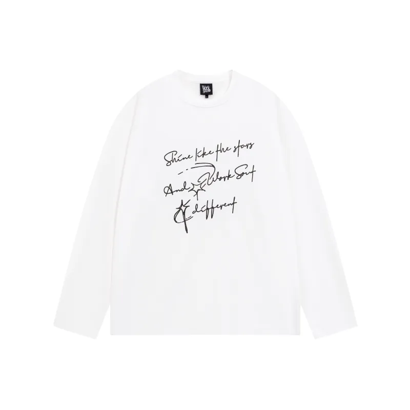 WORKSOUT American Loose Fit Stylish Summer Long Sleeved T Shirt Women's-7