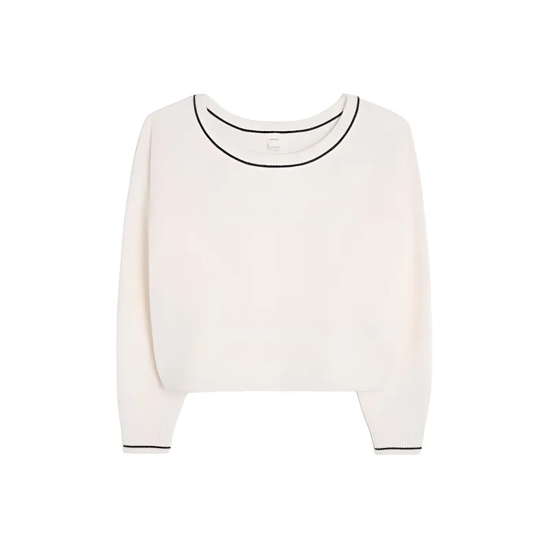 Hollister Sweater Women's Cloud White-0