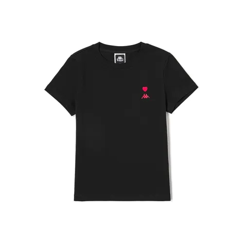 Kappa Set in Sleeve T Shirt Women's Black
