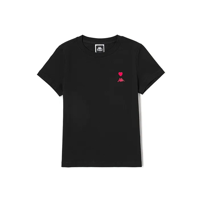 Kappa Set in Sleeve T Shirt Women's Black-0