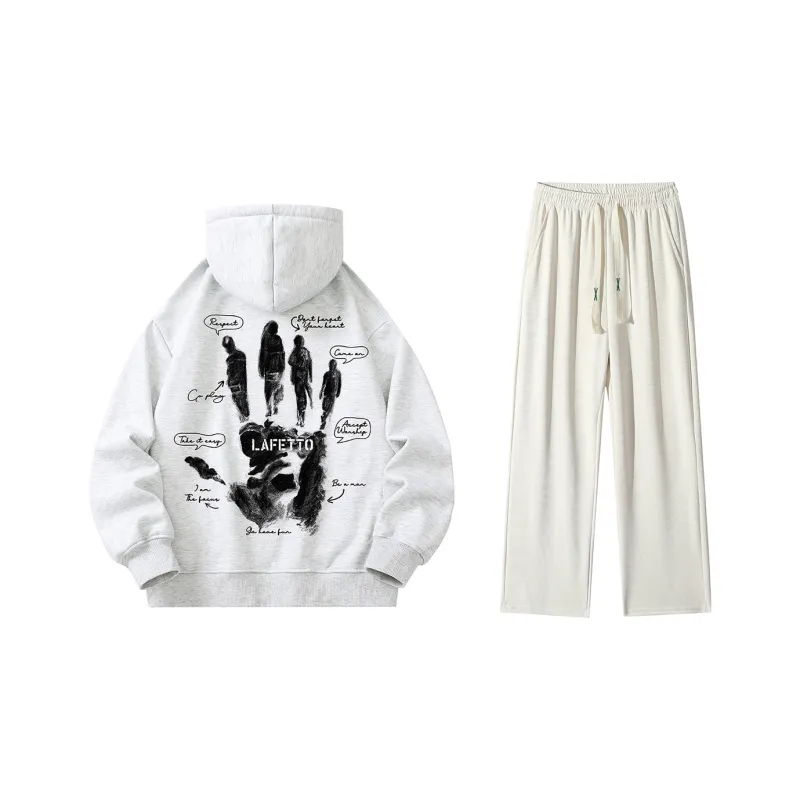 Lafetto Sweatshirt Sets Unisex-21